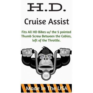 Gear Ape Harley Davidson Cruise Assist / Cruise Lock / Throttle Tender   **Video